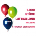 S710 1.000 Stück Luftballons inkl. Siebdruck 1-seitig/1-farbig